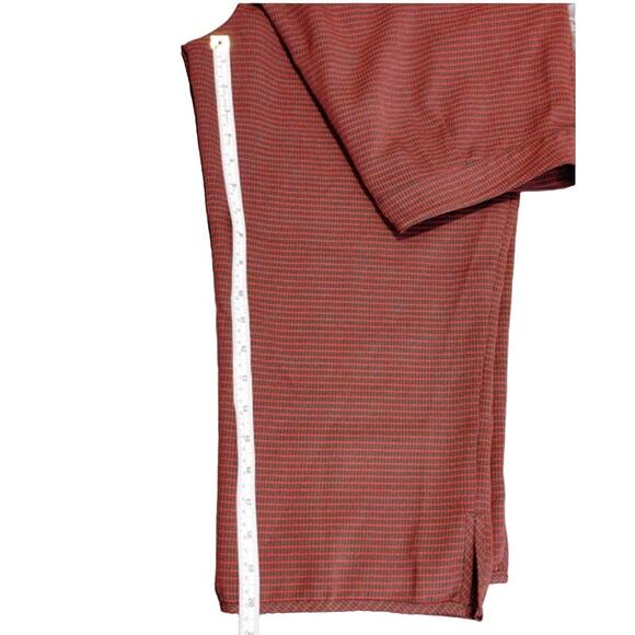 EP Pro Golf Capri Cropped Pants High Rise Checkered Plaid Red Black Womens Sz 14 - Picture 8 of 9